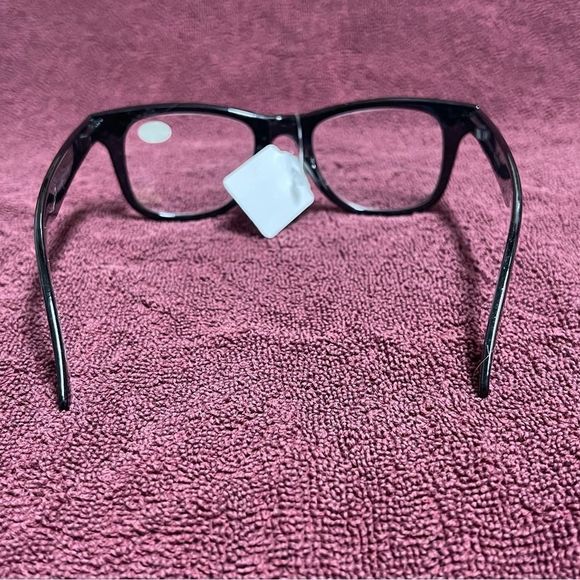 Jeffrey Banks Designer Men's Black Reading Glasses +1.50 NWOB - Picture 12 of 16